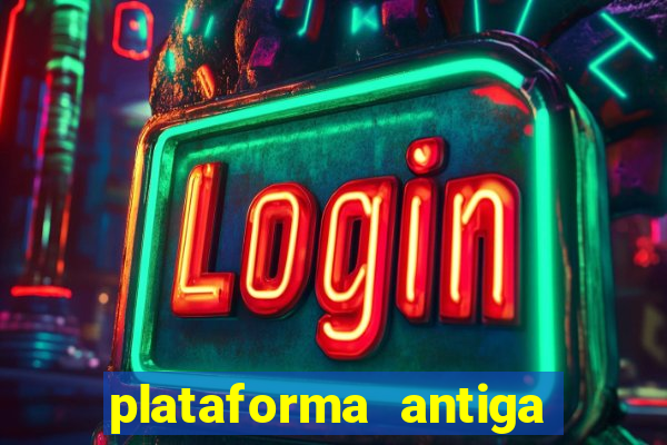 plataforma antiga de jogos